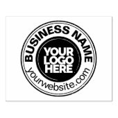 Grote Vetgedrukte Ronde Zakelijke Logo Aangepast Rubberstempel (Afrduk)