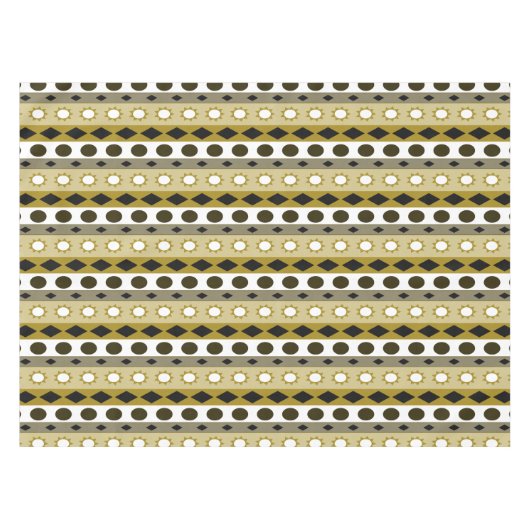 Grote Vette Symbolen met Aangepaste Kleur Tafelkleed (Voorkant (Horizontaal))