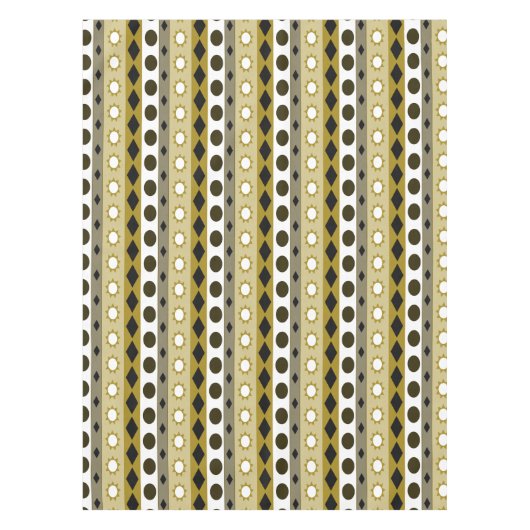 Grote Vette Symbolen met Aangepaste Kleur Tafelkleed (Voorkant)