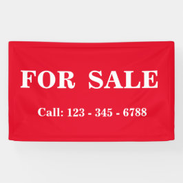 GROTE VETTE TE KOOP BANNER Vastgoed Bord