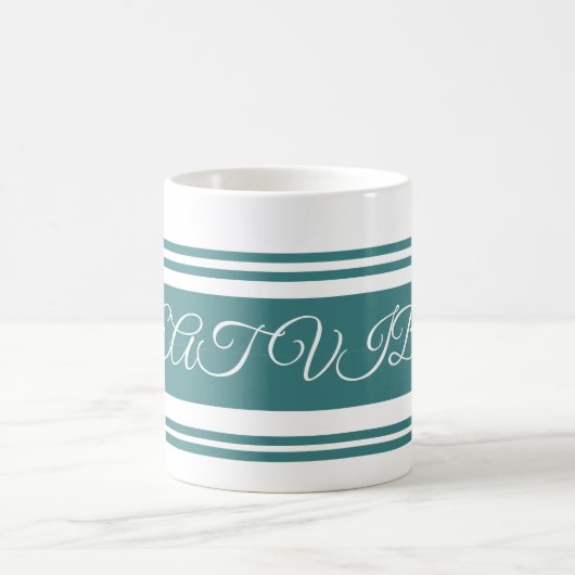 Grote Vibes Green Luxury Mok, koffie-mok Koffiemok (Center)