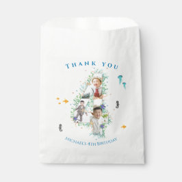 Grote vierde fotocollage op zaterdag onder het Zee Bedankzakje