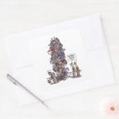 Grote vierkante stickers met de grootste sore Lose (Envelop)