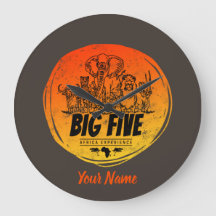  Grote Vijf van Afrika Safari  Elephant, Lion,