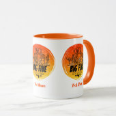 Grote Vijf van Afrika Safari  Olifant, Leeuw Mok (Voorkant rechts)