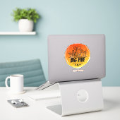 Grote Vijf van Afrika Safari  Olifant, Leeuw Sticker (Laptop op bureau)