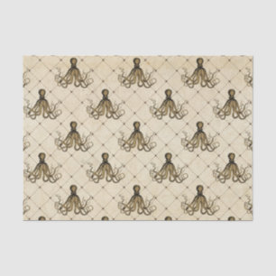 Grote Vintage Octopus Tissuepapier