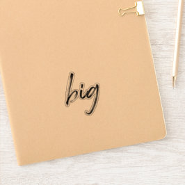 "Grote" Vinyl Sticker Transparant Sorority Lil Gif