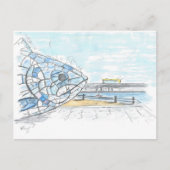 Grote vis Belfast Briefkaart (Voorkant)
