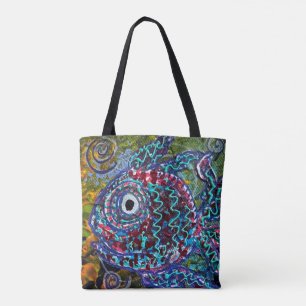 Grote vis Canvas tas