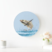 grote vis die uit het water springt grote klok (Huis)