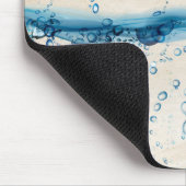 Grote vis die uit het water springt muismat (Hoek)