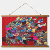 Grote vis hangend wandkleed (Voorkant)