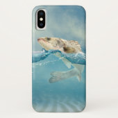 Grote vis in water Case-Mate iPhone case (Achterkant)