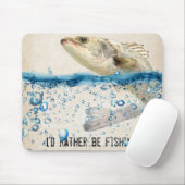 grote vis in water , citaat muismat (Met muis)