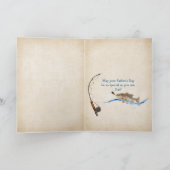 Grote Vis in water Vaderdag Kaart (Binnen)