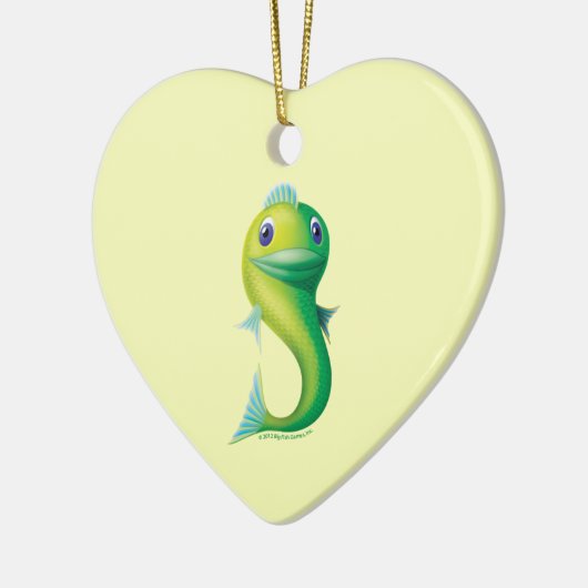 Grote vis keramisch ornament (Links)