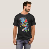 Grote Vis Kleine Lokker T-shirt (Voorkant volledig)