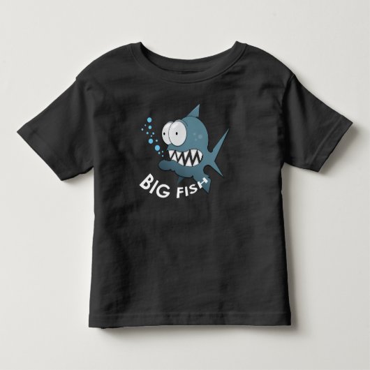 Grote Vis - Peuter Fijne Jersey T-Shirt (Voorkant)