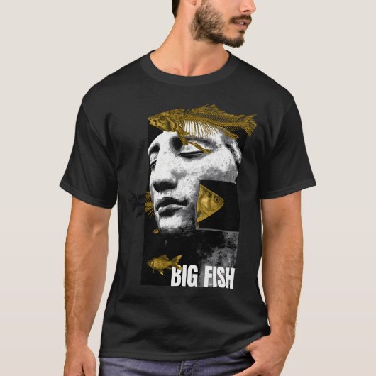 grote vis t-shirt (Voorkant)