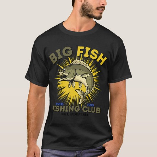 Grote vis t-shirt (Voorkant)