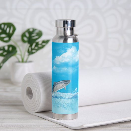 Grote vis uit het water waterfles (Yoga)