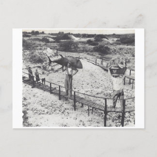 Grote vis - uitnodiging briefkaart