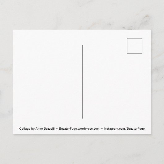 Grote vis - uitnodiging briefkaart (Achterkant)