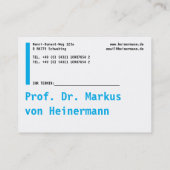 Grote visitekaartjes (Achterkant)