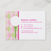 Grote visitekaartjes voor golfgolfopleiders (Voorkant)