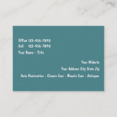 Grote Visitekaartjes voor het repareren van motorv (Achterkant)