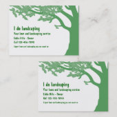 Grote Visitekaartjes voor landschapsontwerp (Voorkant / Achterkant)