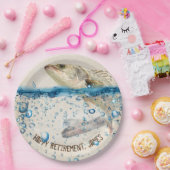 grote vissen die uit het water springen papieren bordje (Feest)