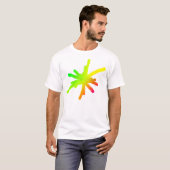 Grote Vlam - Tye Dye Effect T-shirt (Voorkant volledig)