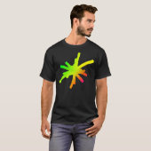 Grote Vlam - Tye Dye Effect T-shirt (Voorkant volledig)