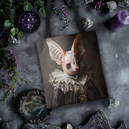 Grote Vleermuis in Barokke Kleding Tote Bag