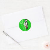 grote vlekspecht ronde sticker (Envelop)