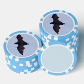 Grote vliegende vleermuis poker chips (Opstapeling)