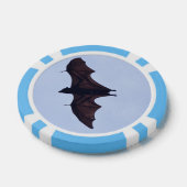 Grote vliegende vleermuis poker chips (Enkel)