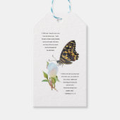 Grote vlinder, Cadeaulabel (Voorkant)
