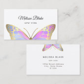 grote vlinder logo visitekaartje (Voorkant / Achterkant)