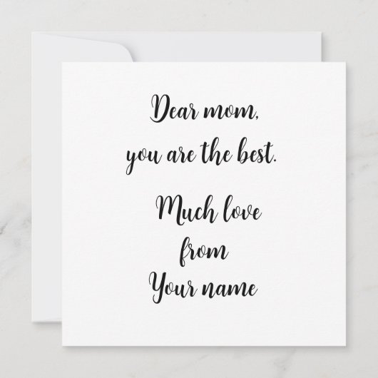 Grote vlinder met harten en Sjabloon van tekst (Achterkant)