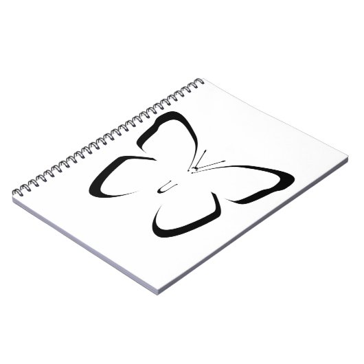 Grote vlinder notitieboek (Linkerzijde)