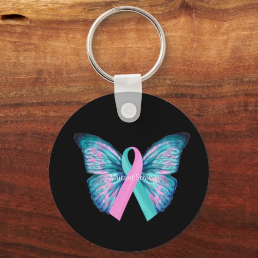 Grote vlinder sterk sleutelhanger (Voorkant)
