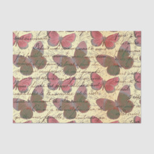 Grote vlinder tissuepapier