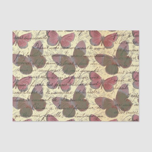Grote vlinder tissuepapier (Voorkant)