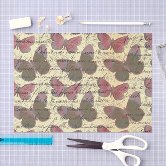 Grote vlinder tissuepapier (Craft)