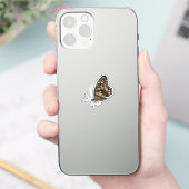 Grote vlinder, vinyl sticker (Telefoon)