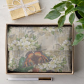 Grote vlinders en aardbeien tissuepapier (Geschenk)