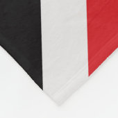 Grote vlooienbank, modern, abstract, geometrisch, fleece deken (Hoek)